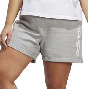 Adidas Gray Logo Shorts